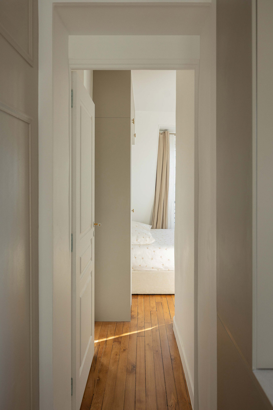 Couloir menant à la chambre